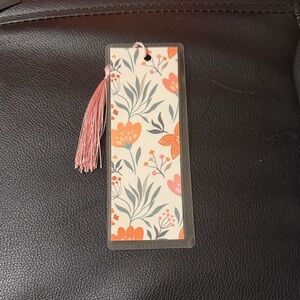 Floral Bookmark with Tassel
